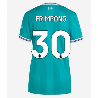Liverpool Jeremie Frimpong #30 Rezervni Dres za Ženska 2025-26 Kratak Rukav Liverpool Jeremie Frimpong #30 Rezervni Dres za Ženska 2025-26 Kratak Rukav